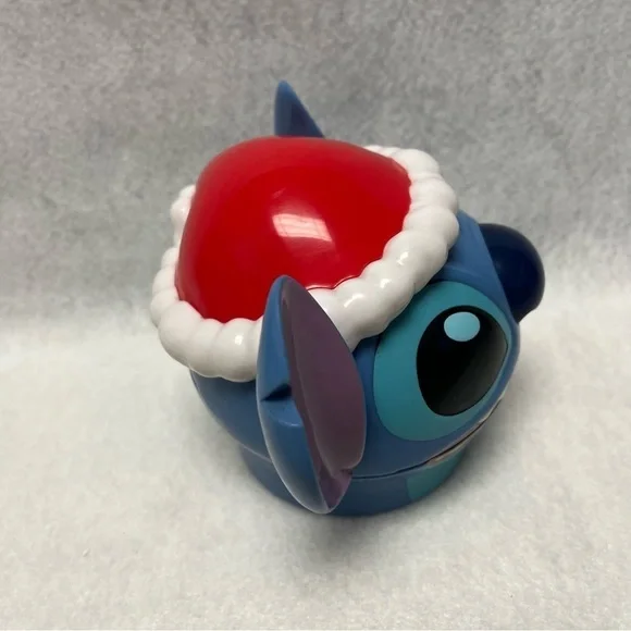 Lilo & STITCH Christmas MOCHI Cup Holder Tokyo Disneyland TDR Blue Santa - Picture 3 of 7